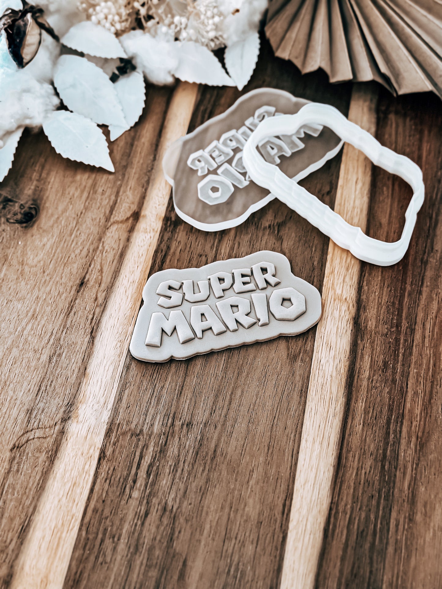 Super Mario Script 'UP' - Cookie Stamp & Cutter - Premium Stamp & Cutter from O'Khach Baking Supplies - Just $25.00! Shop now at O'Khach Baking Supplies