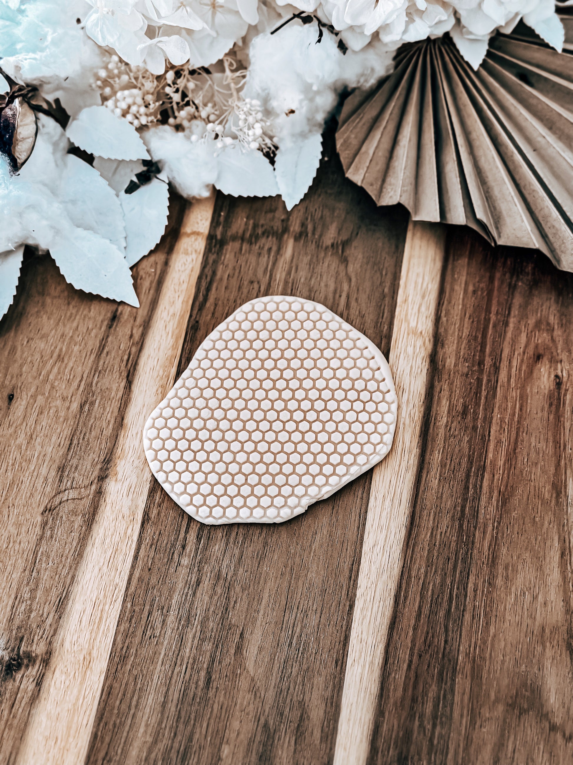 Honeycomb (SMALL) 'UP' Pattern - Stamp - Premium Stamp & Cutter from O'Khach Baking Supplies - Just $25.00! Shop now at O'Khach Baking Supplies