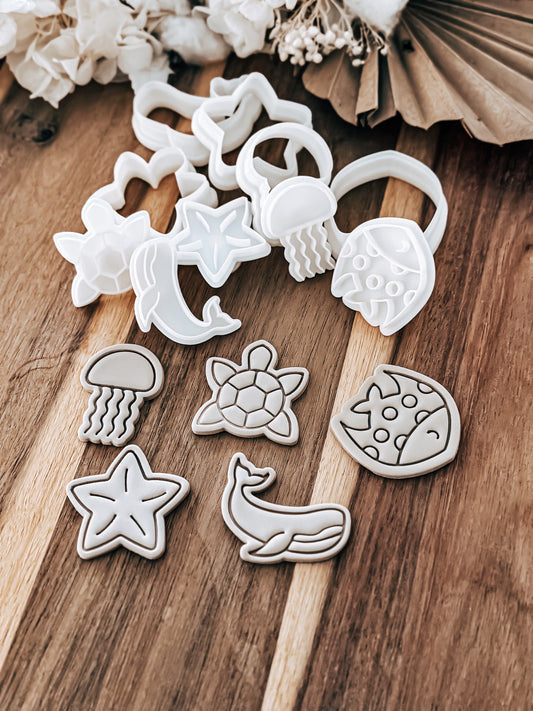 Mini Ocean Animal Range - Premium Stamp & Cutter from O'Khach Baking Supplies - Just $13.00! Shop now at O'Khach Baking Supplies