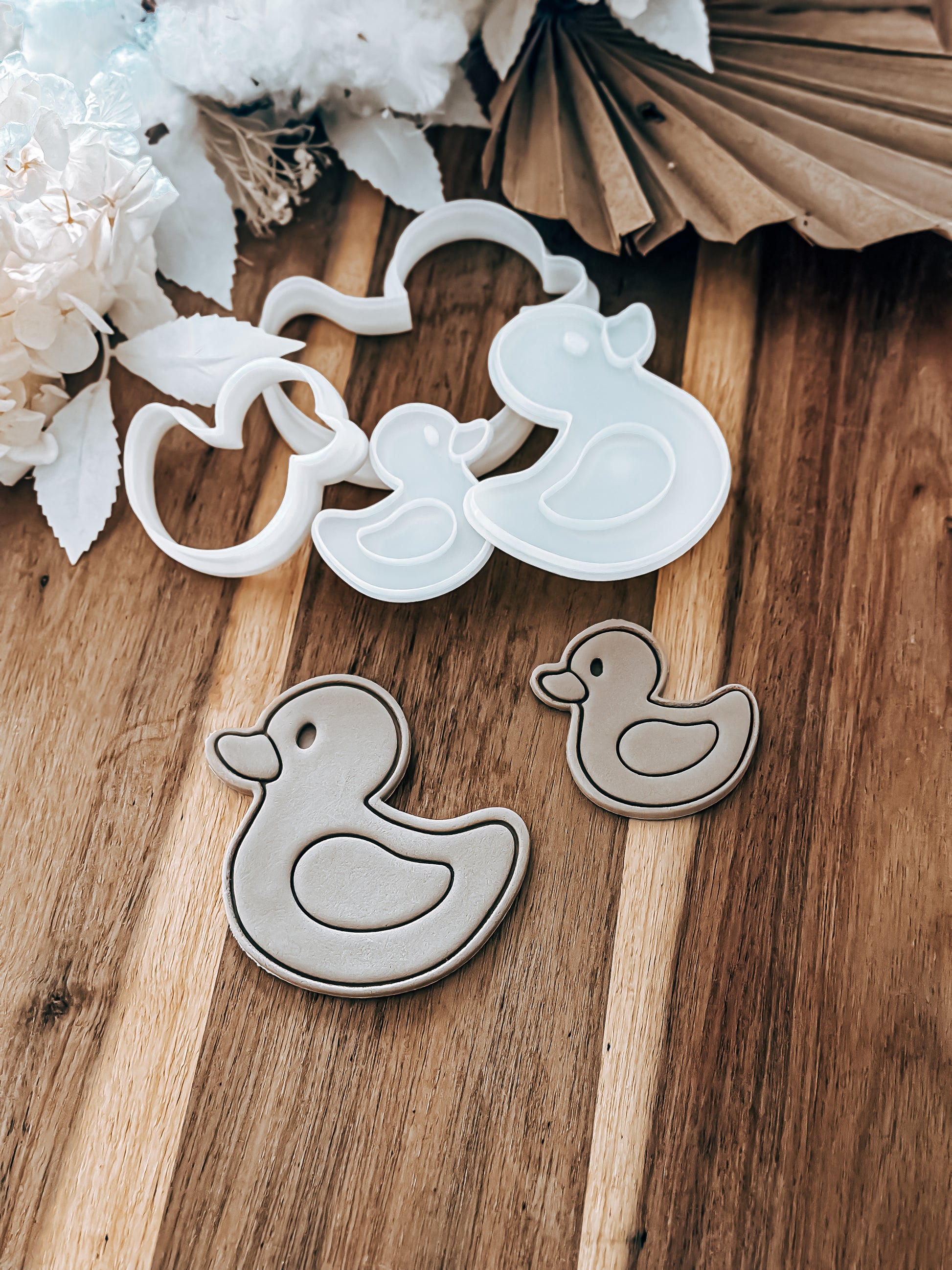 Rubber Ducks Cookie Stamp & Cutter - Fondant & Sugar Cookies