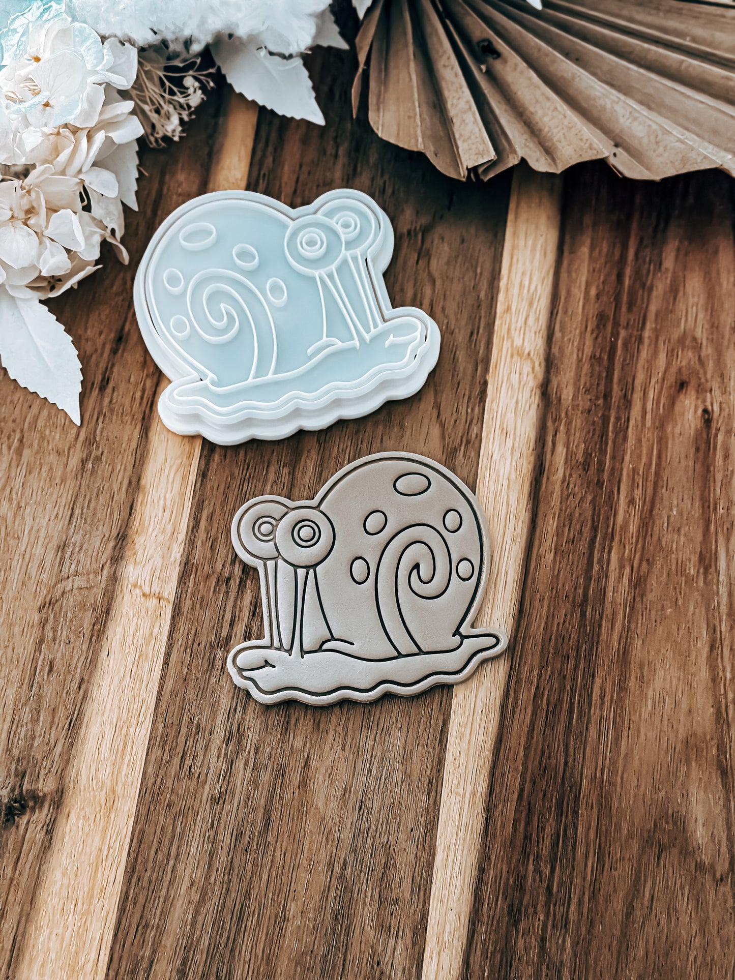 Gary The Snail (Spongebob) Cookie Stamp & Cutter - Fondant & Sugar Cookies