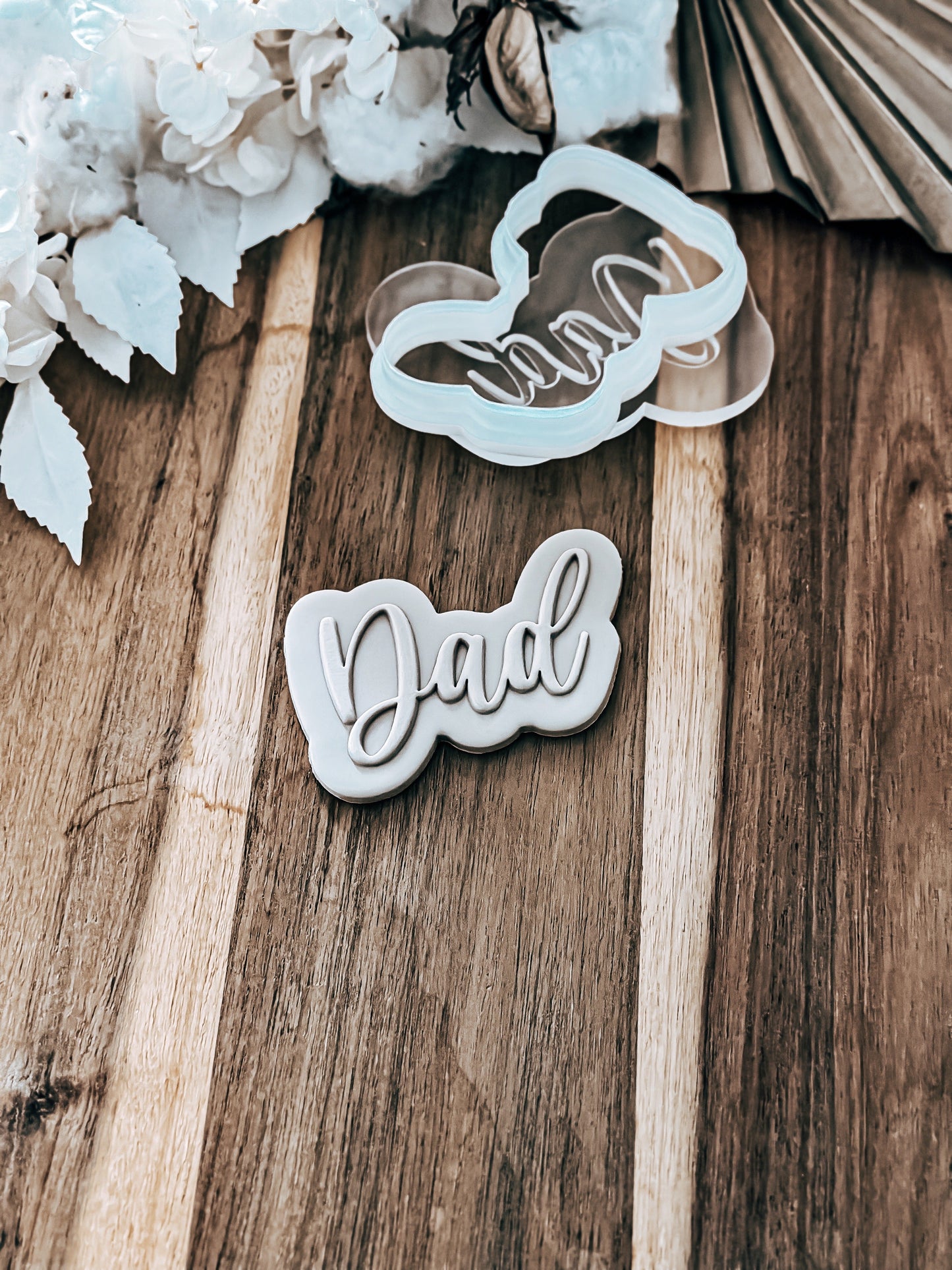 Dad Script 'UP' - Cookie Stamp & Cutter - Premium Stamp & Cutter from O'Khach Baking Supplies - Just $28.00! Shop now at O'Khach Baking Supplies