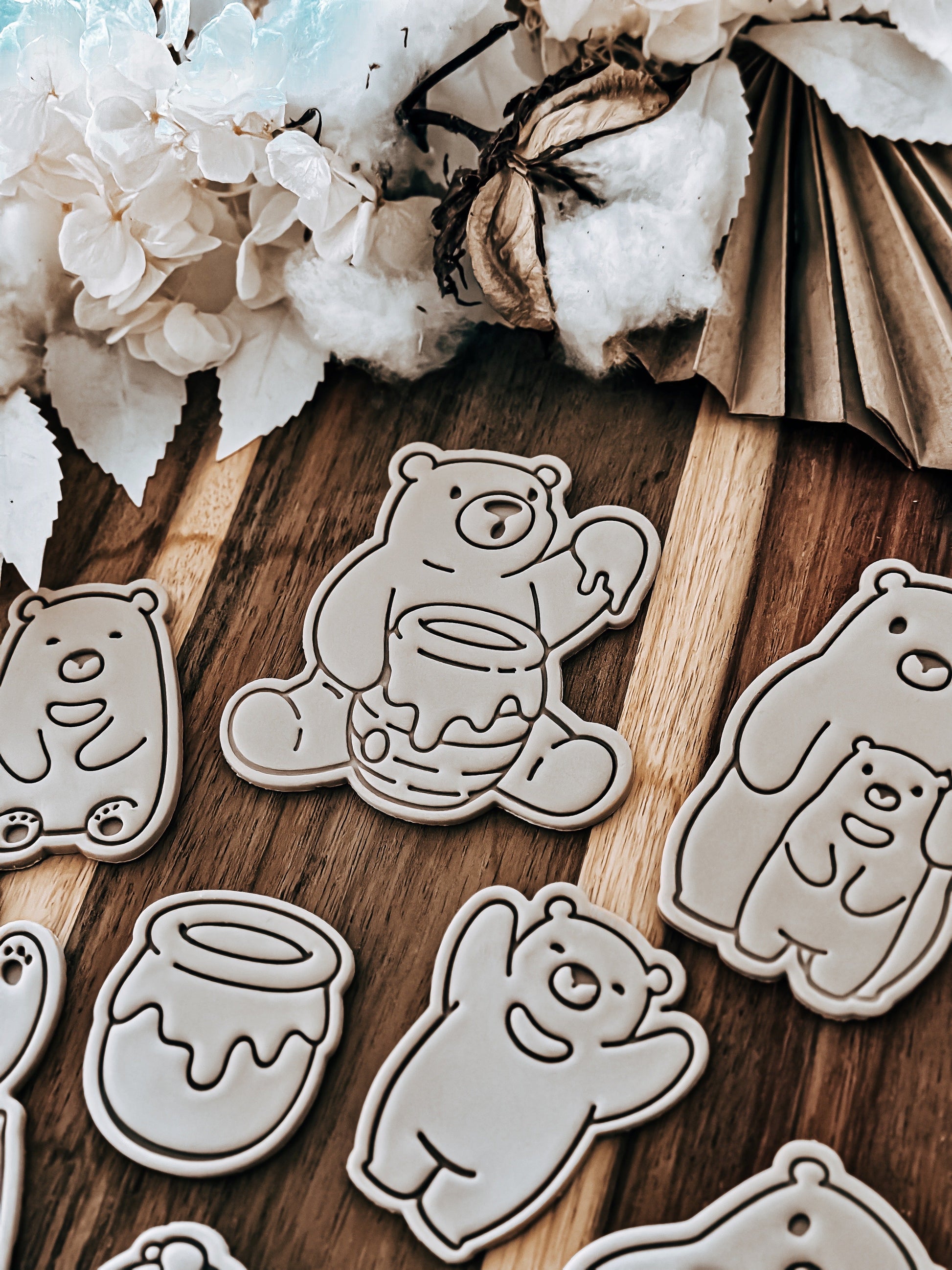 Bear Family - Cookie Stamp & Cutter - O'Khach Baking Supplies