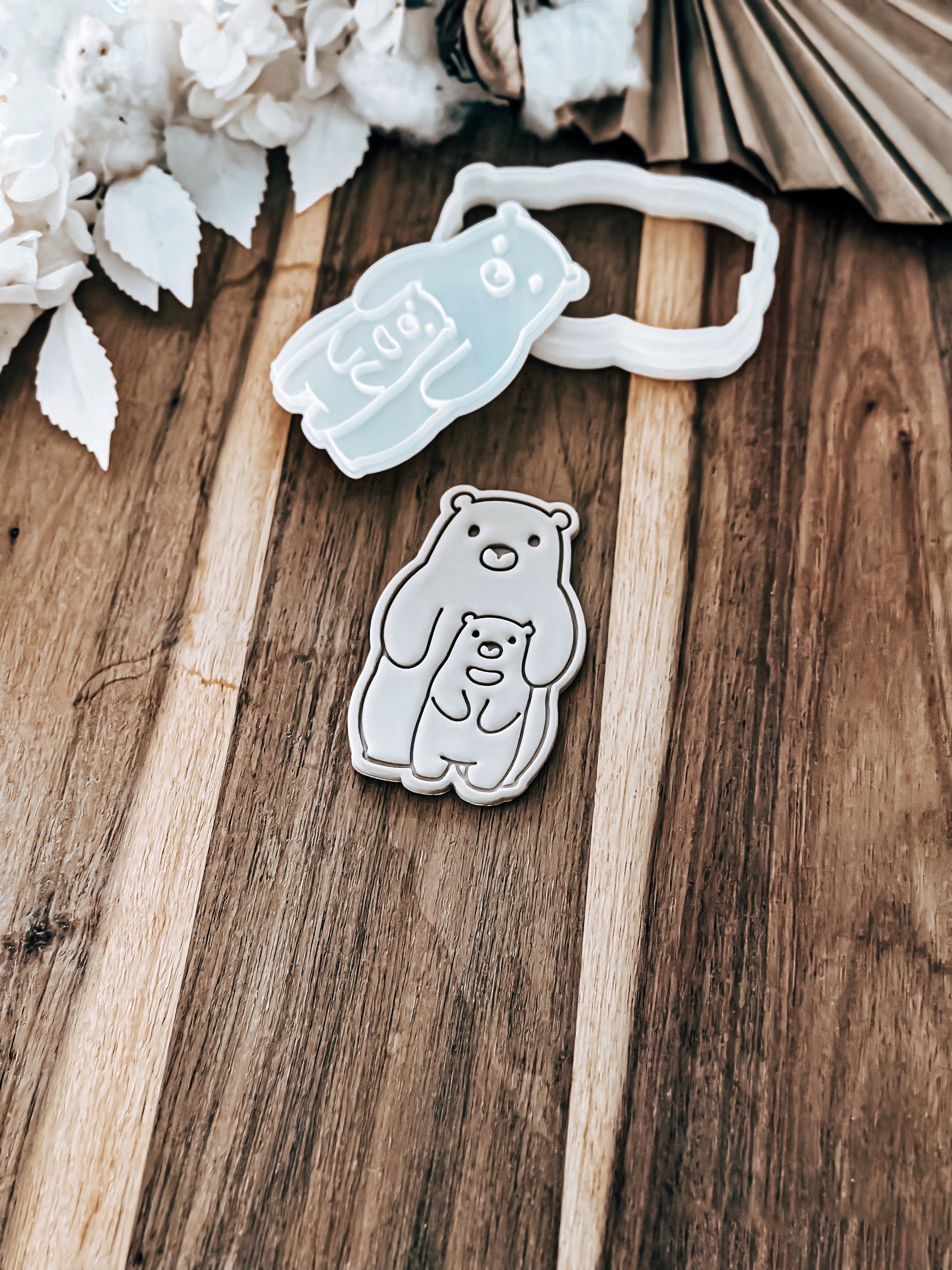 Bear Family - Cookie Stamp & Cutter - O'Khach Baking Supplies