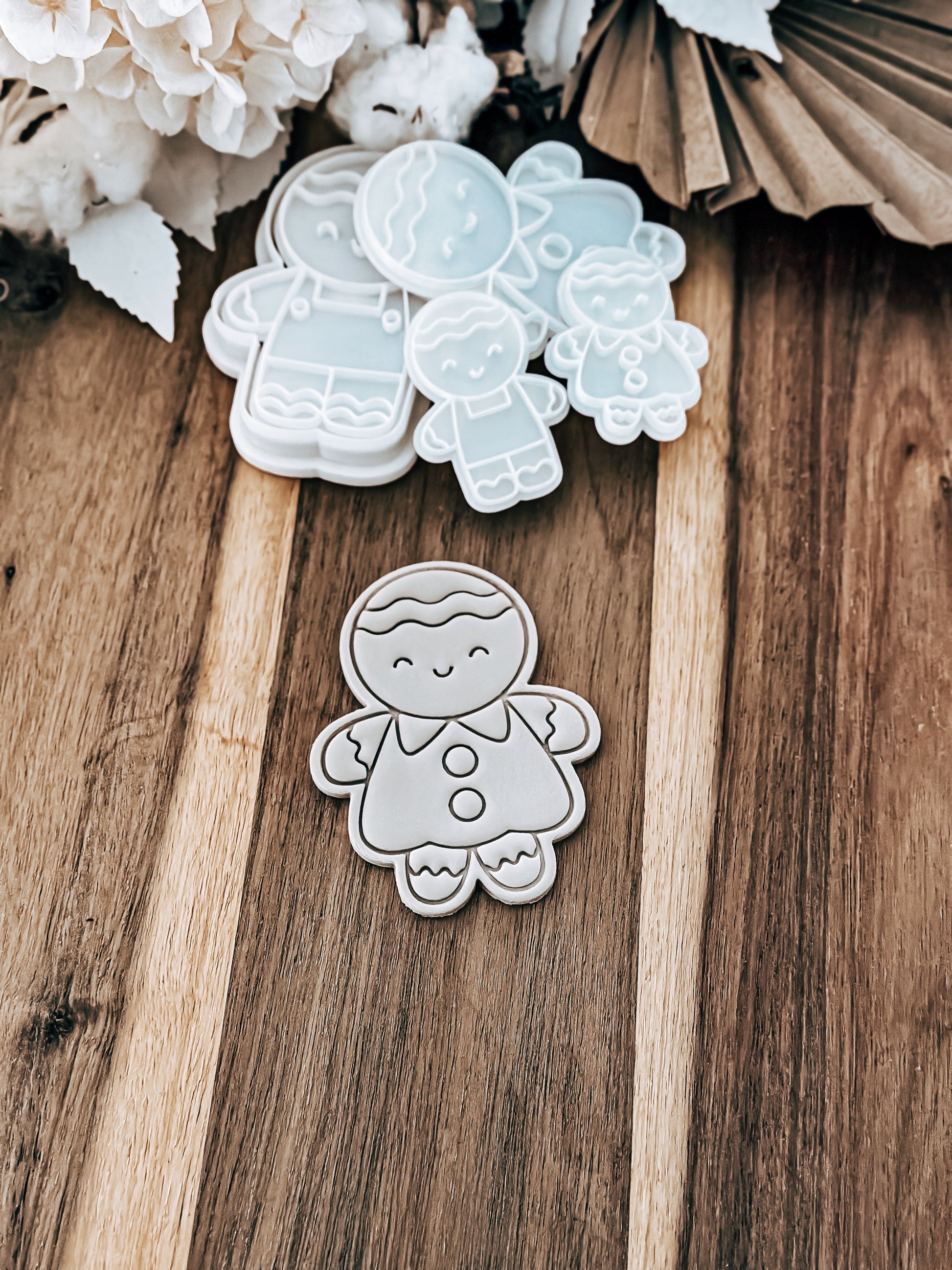 Ginger Family Range  - Cookie Stamp - Fondant & Sugar Cookies