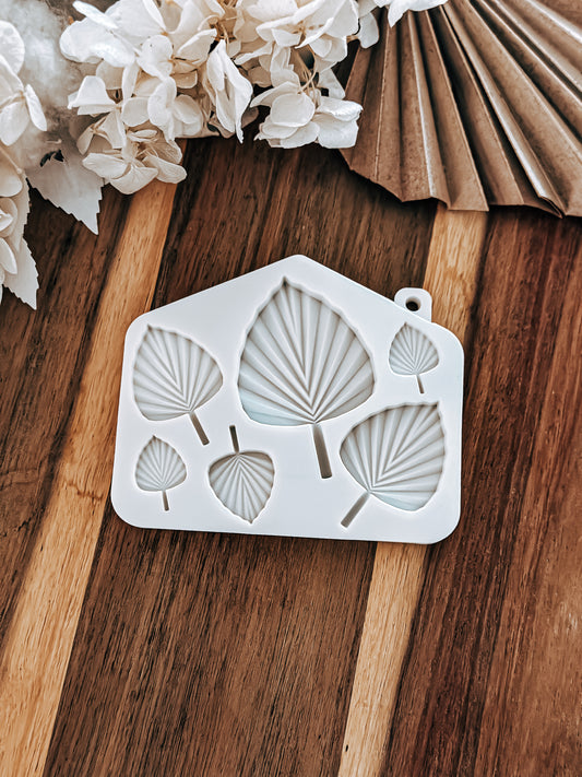 Palm Leaves (Detailed) - Silicone Mould - Perfect for Fondant, Chocolate, & Cake Decorating