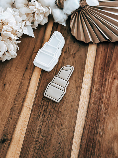 Lipstick - Cookie Stamp and Cutter - Fondant & Sugar Cookies