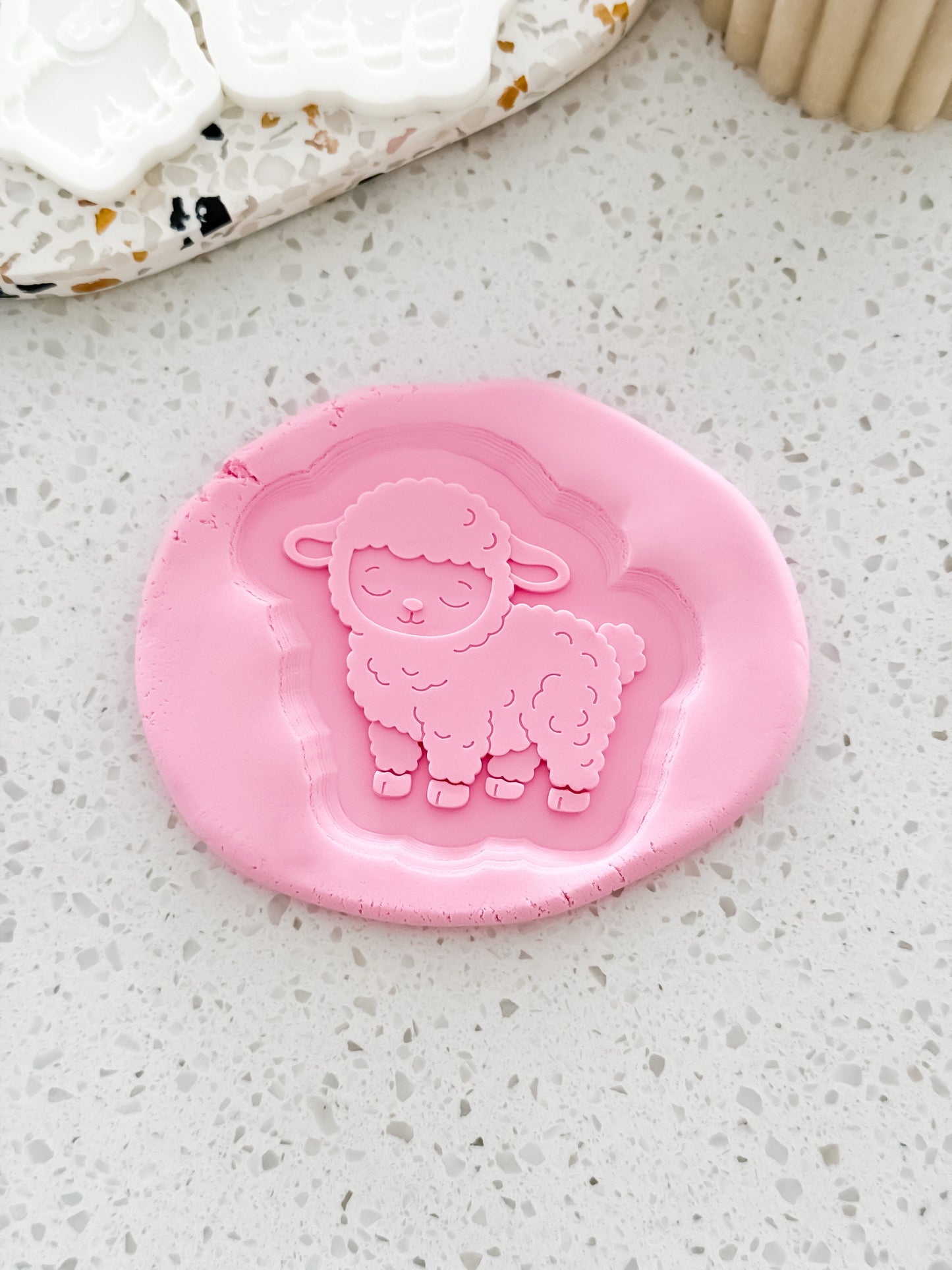 Little Lamb Stamp & Cutter - Perfect for Fondant & Sugar Cookies
