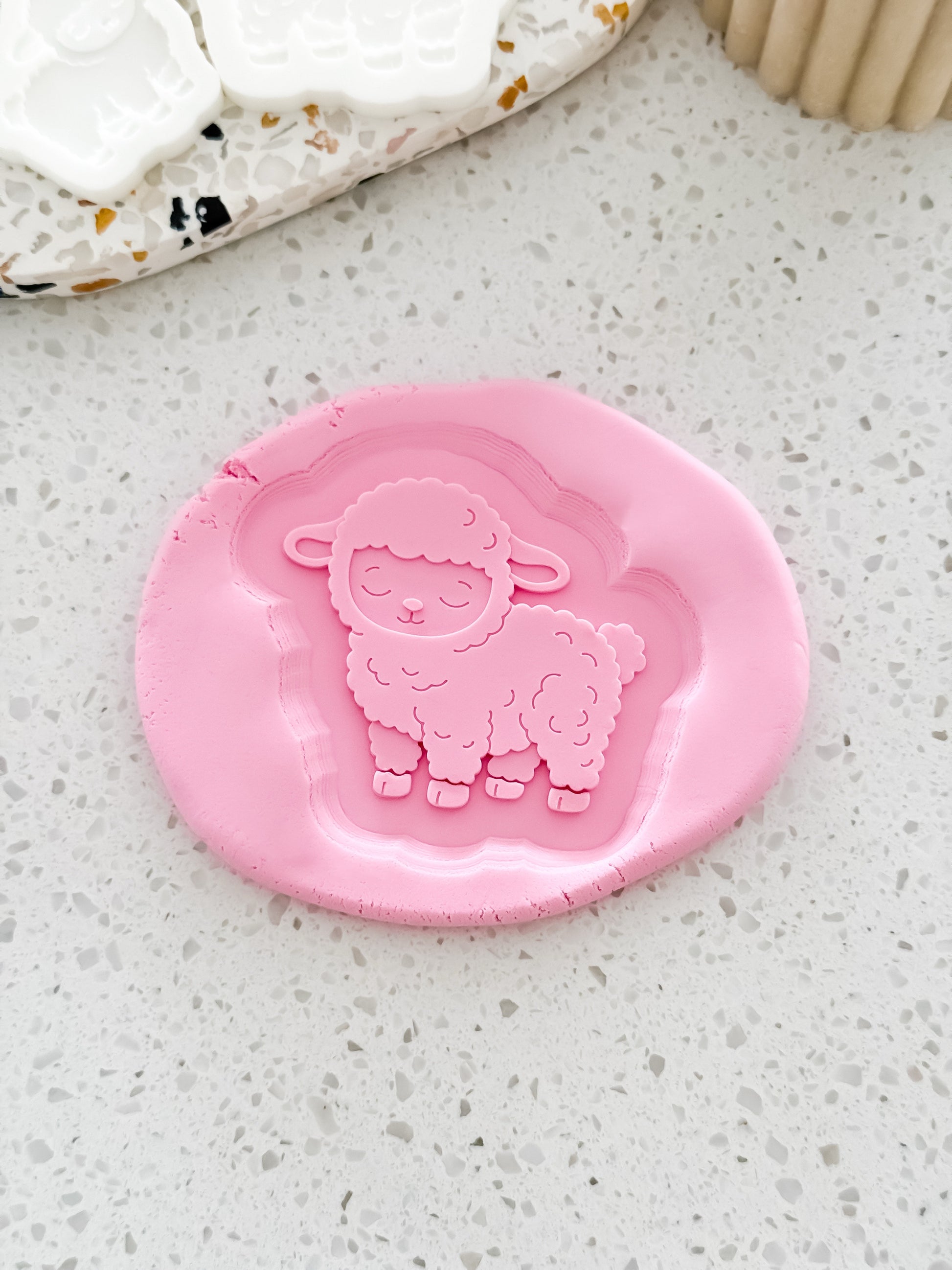 Little Lamb Stamp & Cutter - Perfect for Fondant & Sugar Cookies