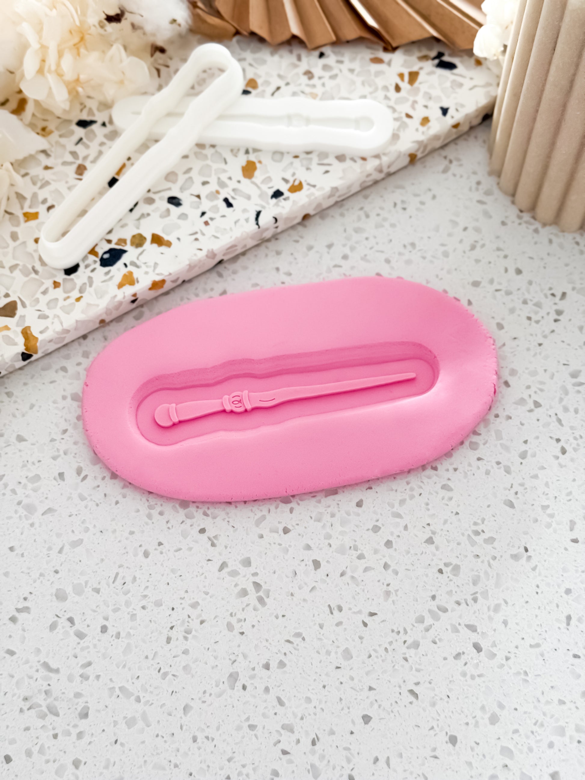 Magical Wand Stamp & Cutter - Perfect for Fondant & Sugar Cookies