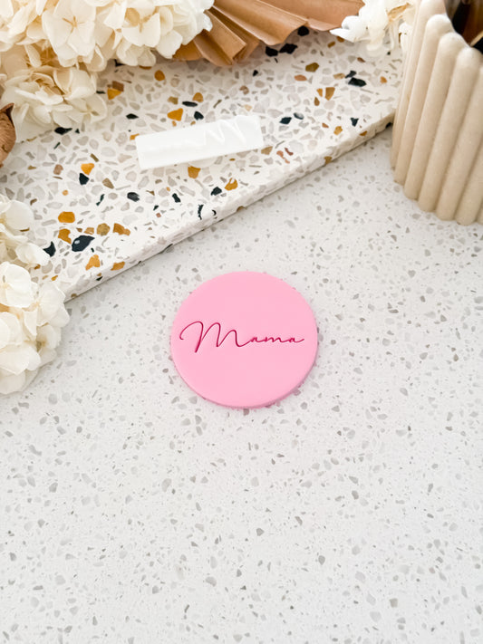 Mama Stamp - Perfect for Fondant, Sugar Cookies & Baking