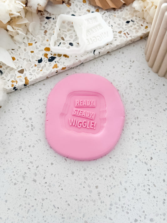 Mini Ready Steady Wiggle (Wiggle Theme) Stamp & Cutter - Perfect for Fondant & Sugar Cookies