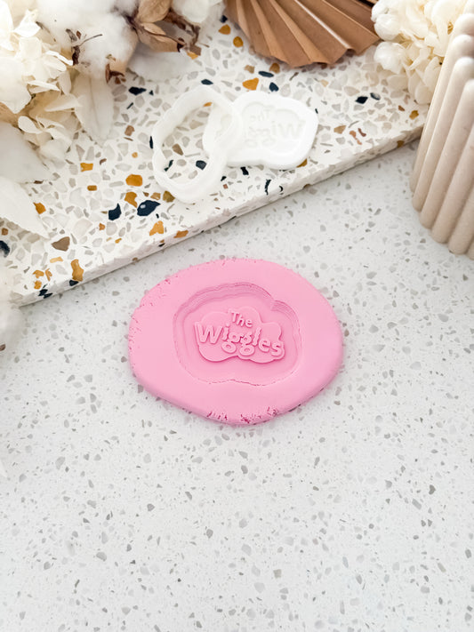 Mini Wiggle Logo (Wiggle Theme) Stamp & Cutter - Perfect for Fondant & Sugar Cookies