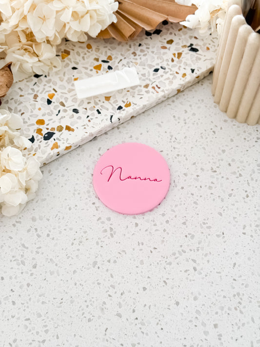 Nanna Stamp - Perfect for Fondant, Sugar Cookies & Baking