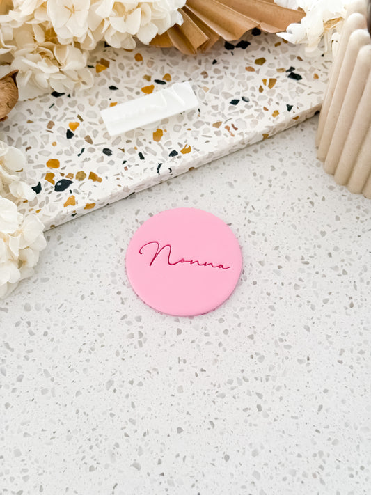 Nonna Stamp - Perfect for Fondant, Sugar Cookies & Baking