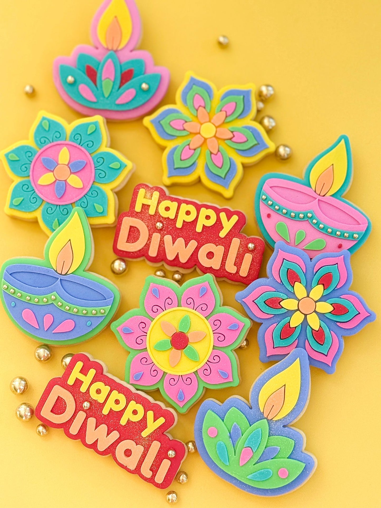 Happy Diwali - Cookie Stamp and Cutter