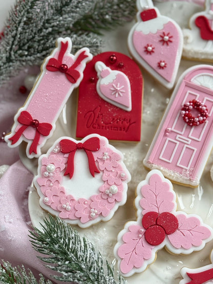 Mini Point Bauble (Stars) - Cookie Stamp and Cutter