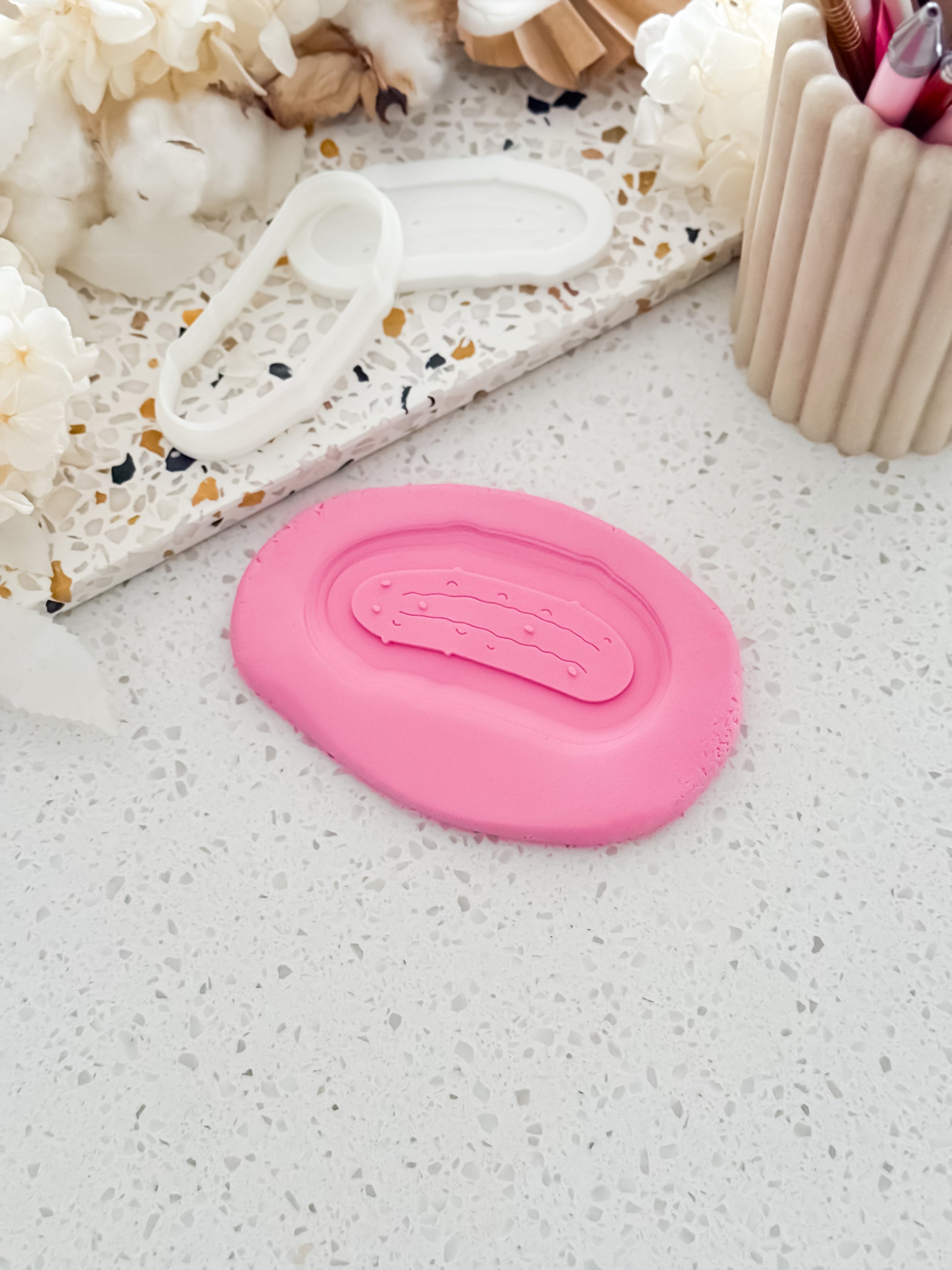 Pickle Stamp & Cutter - Perfect for Fondant & Sugar Cookies