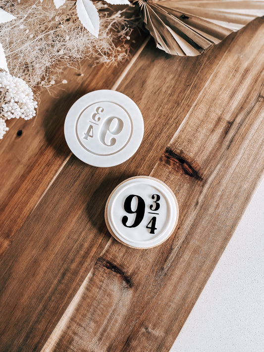 Platform Numbers - Cookie Stamp - Fondant & Sugar Cookies