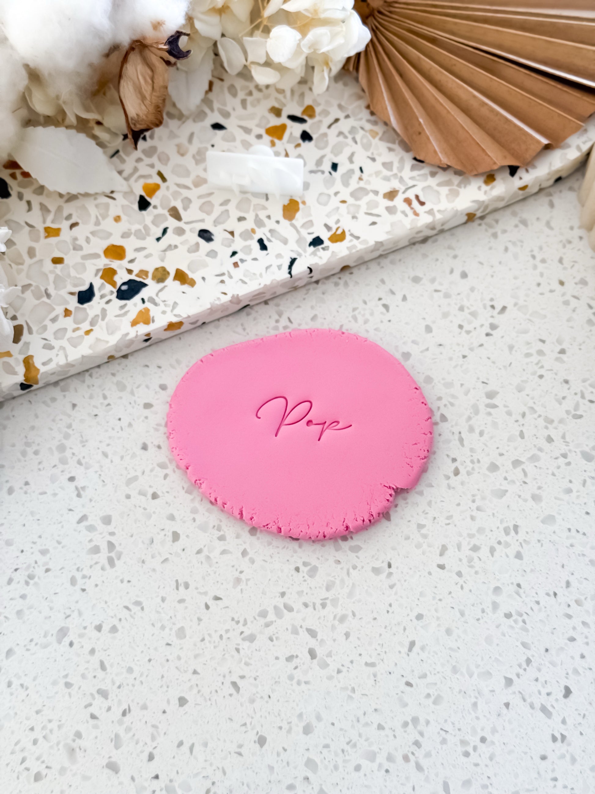 Pop Cookie Stamp - Perfect for Fondant, Sugar Cookies & Baking