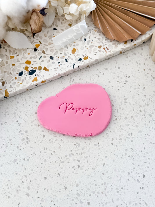 Poppy Cookie Stamp - Perfect for Fondant, Sugar Cookies & Baking