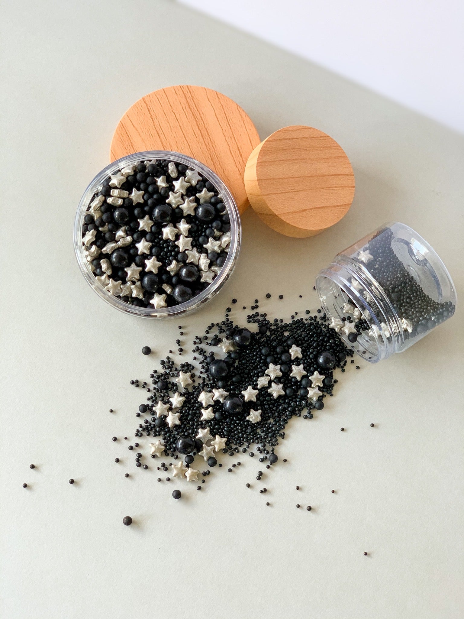 Silver Night Sky – Edible Sprinkles for Cakes, Cookies & Cupcakes