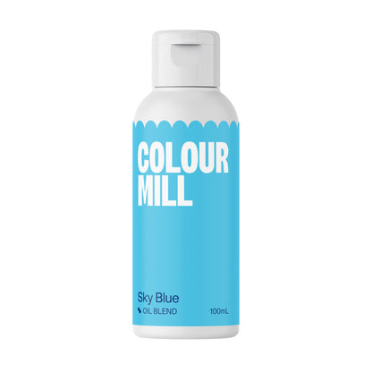 Sky Blue - Oil-Based Food Colouring Dye (Colour Mill).