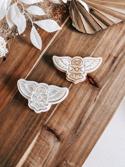 Snowy Owl - Cookie Stamp & Cutter - Fondant & Sugar Cookies