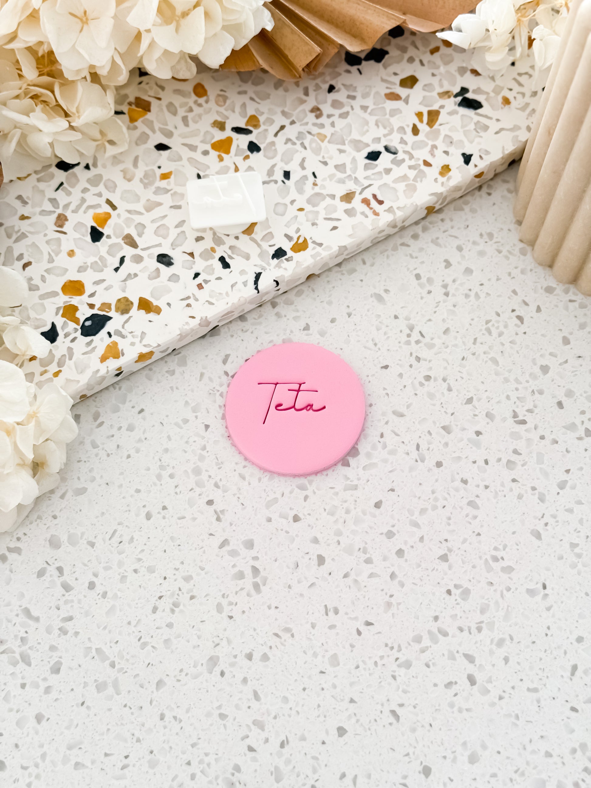 Teta Stamp - Perfect for Fondant, Sugar Cookies & Baking