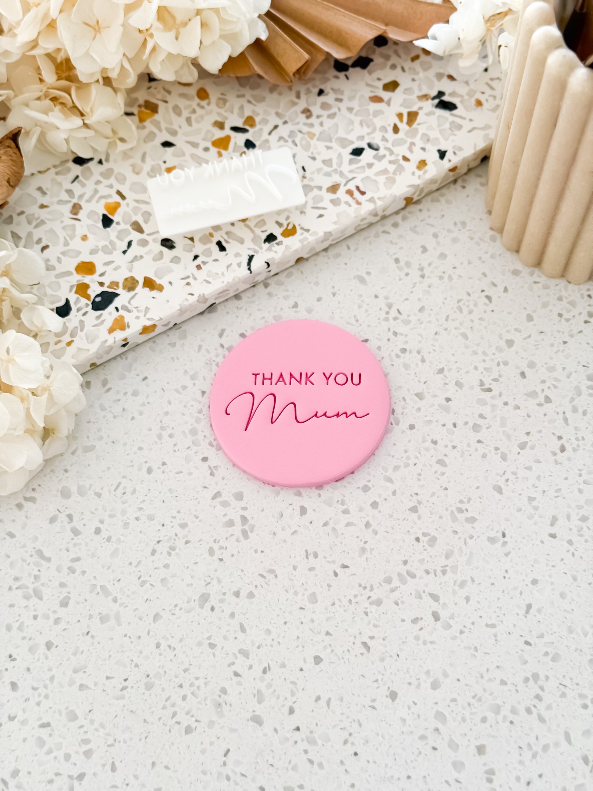 Thank you Mum - Perfect for Fondant, Sugar Cookies & Baking