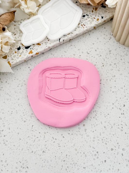 Ugg Boots Stamp & Cutter - Perfect for Fondant & Sugar Cookies
