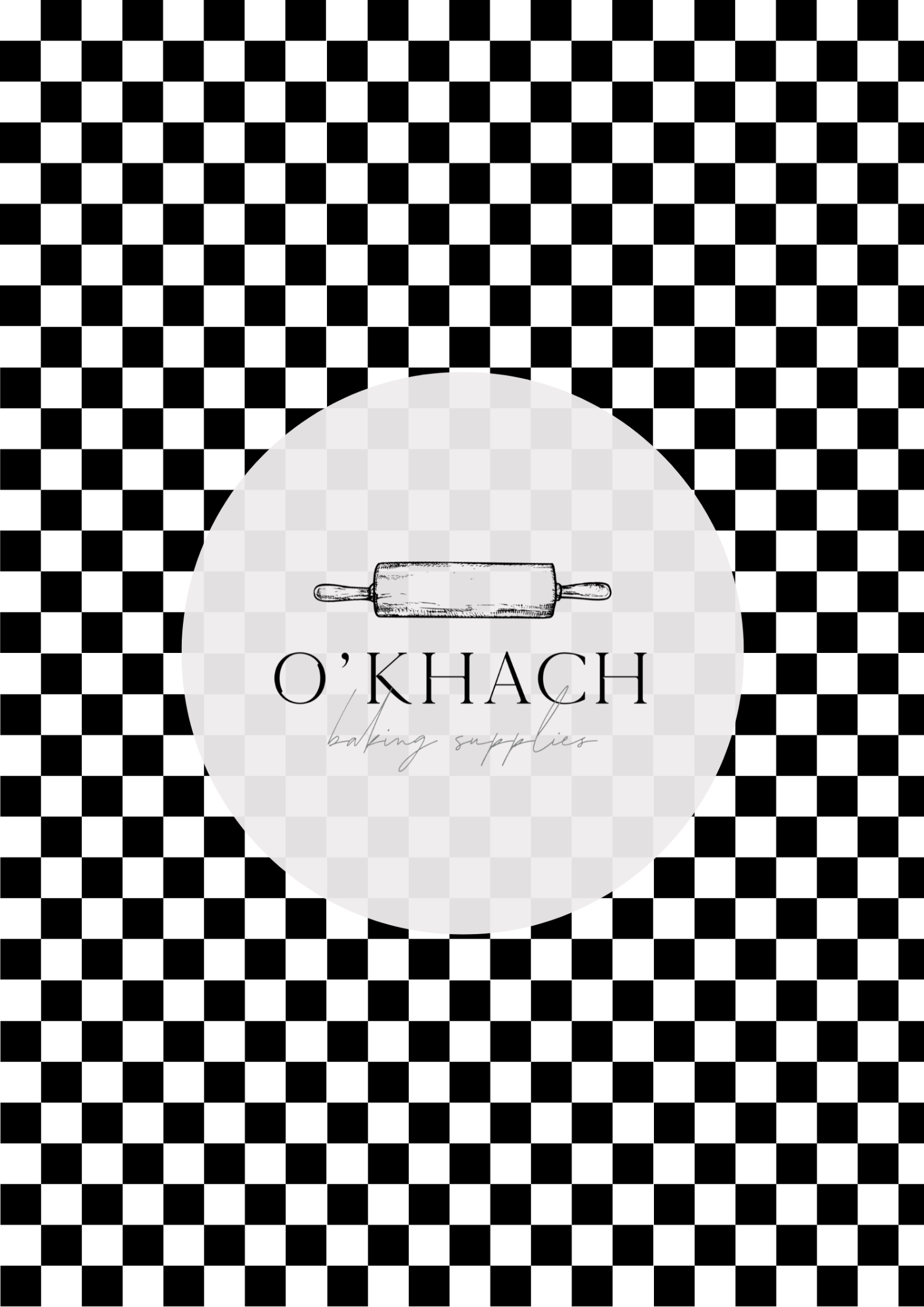 Checkerboard Pattern 1 - Edible Image - Premium Edible Image from O'Khach Baking Supplies - Just $16.99! Shop now at O'Khach Baking Supplies