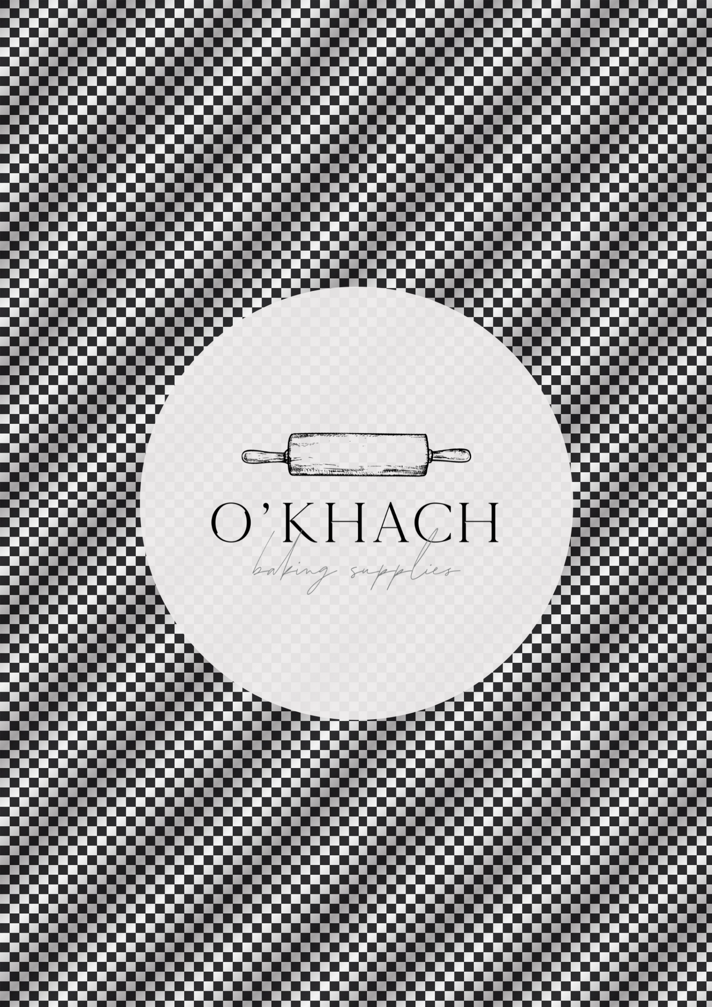 Checkerboard Pattern 4 - Edible Image - Premium Edible Image from O'Khach Baking Supplies - Just $16.99! Shop now at O'Khach Baking Supplies