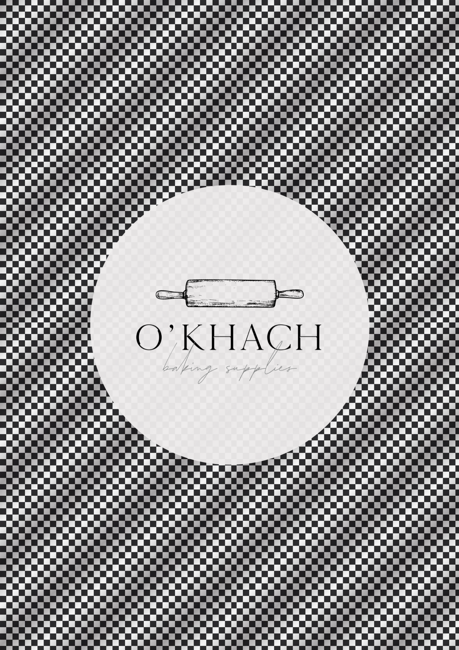 Checkerboard Pattern 4 - Edible Image - Premium Edible Image from O'Khach Baking Supplies - Just $16.99! Shop now at O'Khach Baking Supplies