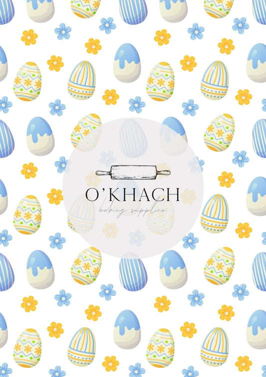 Easter Pattern No.5 - Digital Edible Image for Cakes & Cookies