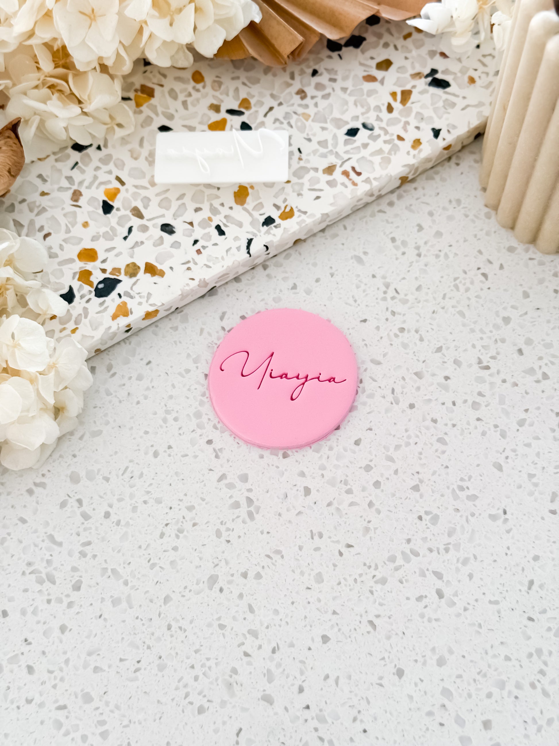 Yiayia Stamp - Perfect for Fondant, Sugar Cookies & Baking