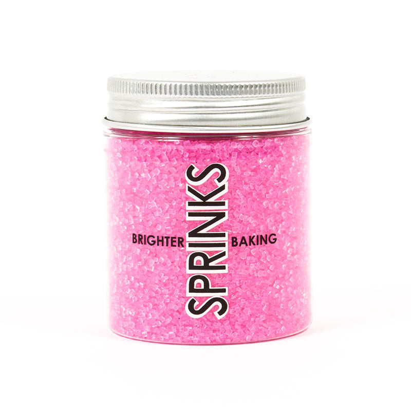 PINK Sanding Sugar (85g) - Sprinks - Premium  from O'Khach Baking Supplies - Just $5.99! Shop now at O'Khach Baking Supplies