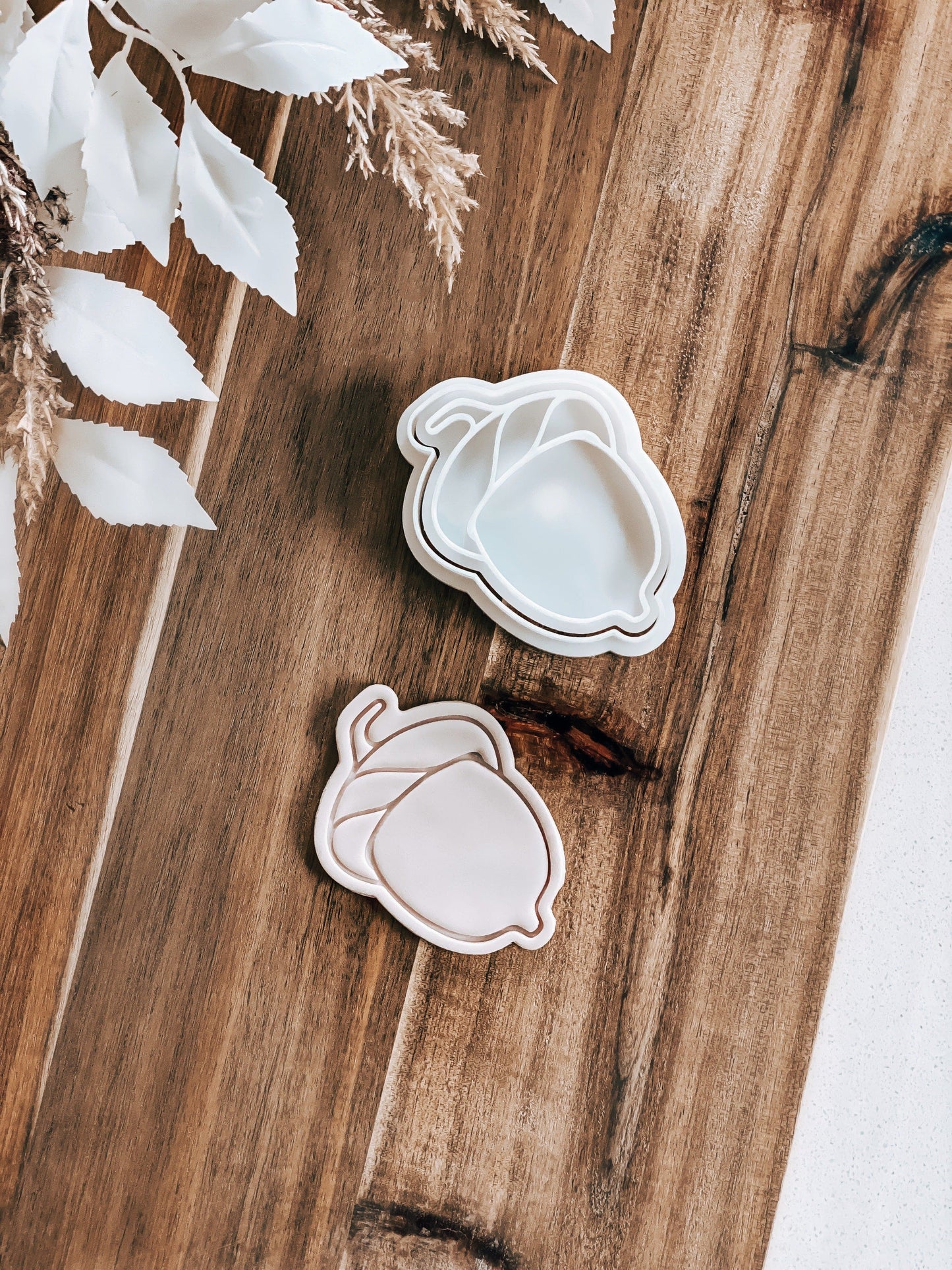 Acorn - Cookie Stamp and Cutter – Perfect for Fondant & Sugar Cookies