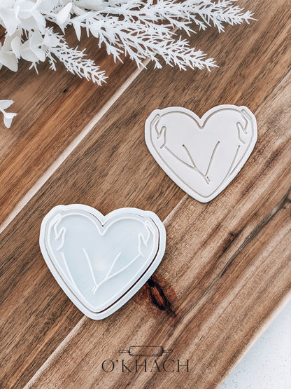 Arms Love Cookie Stamp and Cutter - O'Khach Baking Supplies