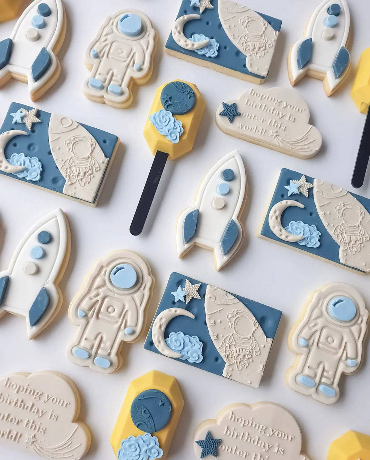 Astronaut Cookie Stamp and Cutter - O'Khach Baking Supplies