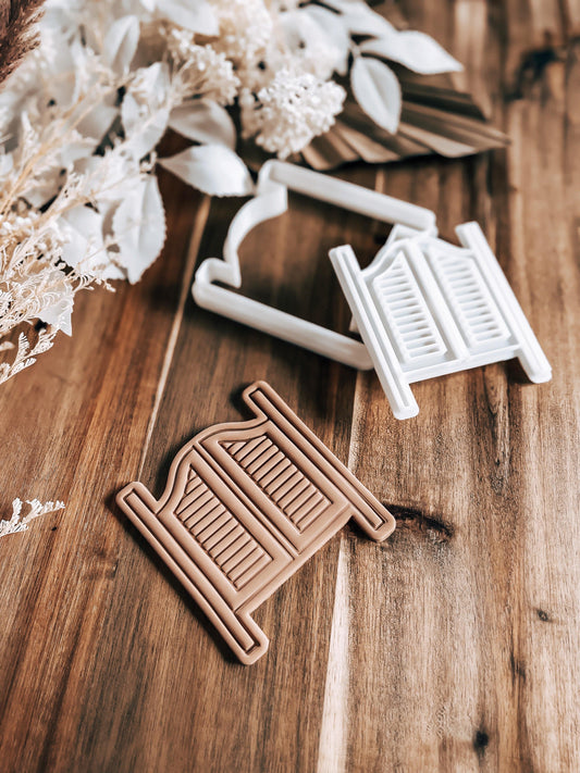 Bar Doors (Cowboy) - Cookie Stamp and Cutter - O'Khach Baking Supplies