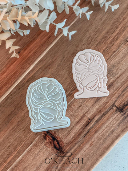 Bridal Bun Cookie Stamp and Cutter - O'Khach Baking Supplies