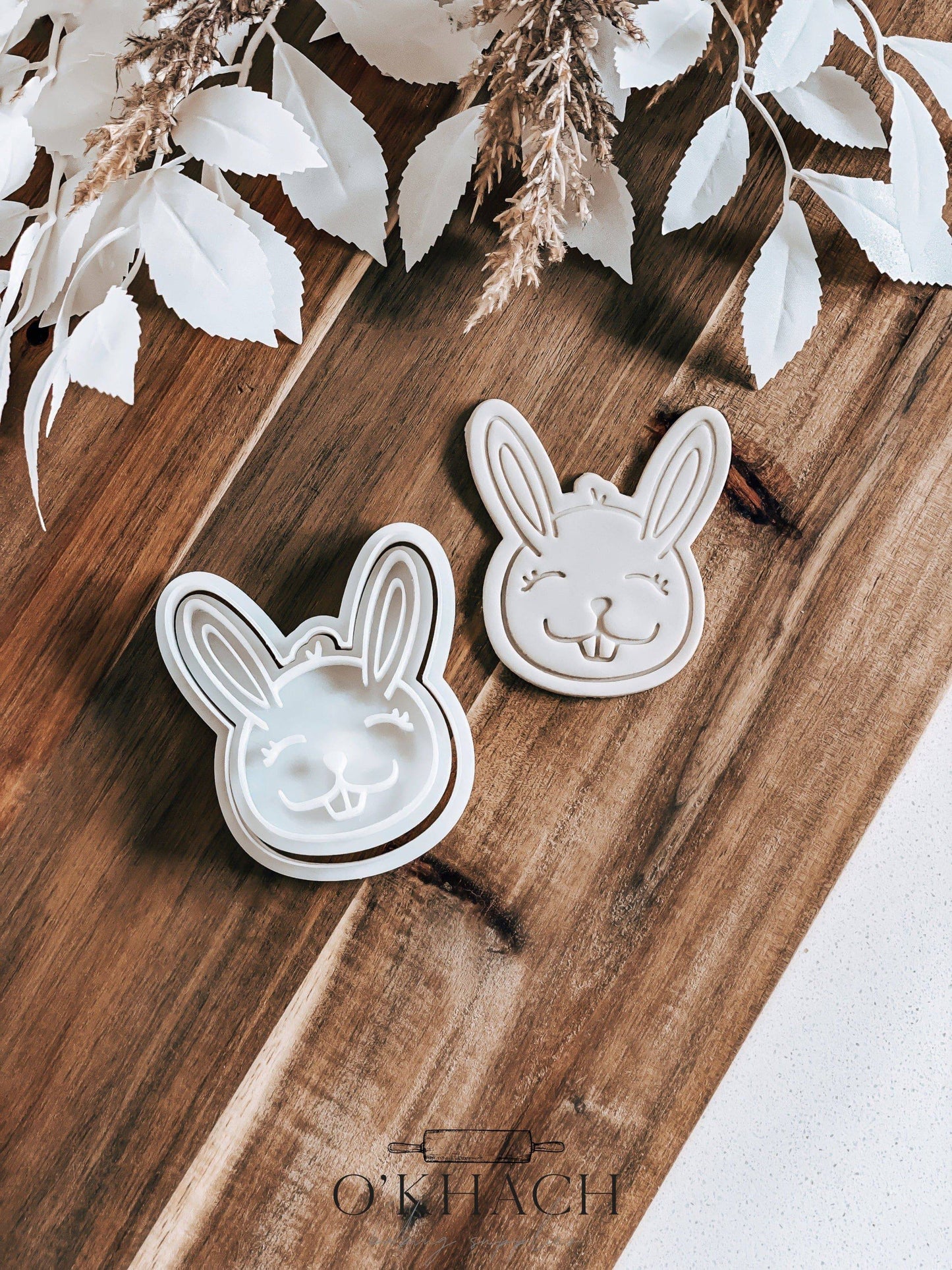 Bunny Cookie Stamp and Cutter - O'Khach Baking Supplies