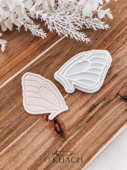 Butterfly Wing Cookie Stamp and Cutter - O'Khach Baking Supplies