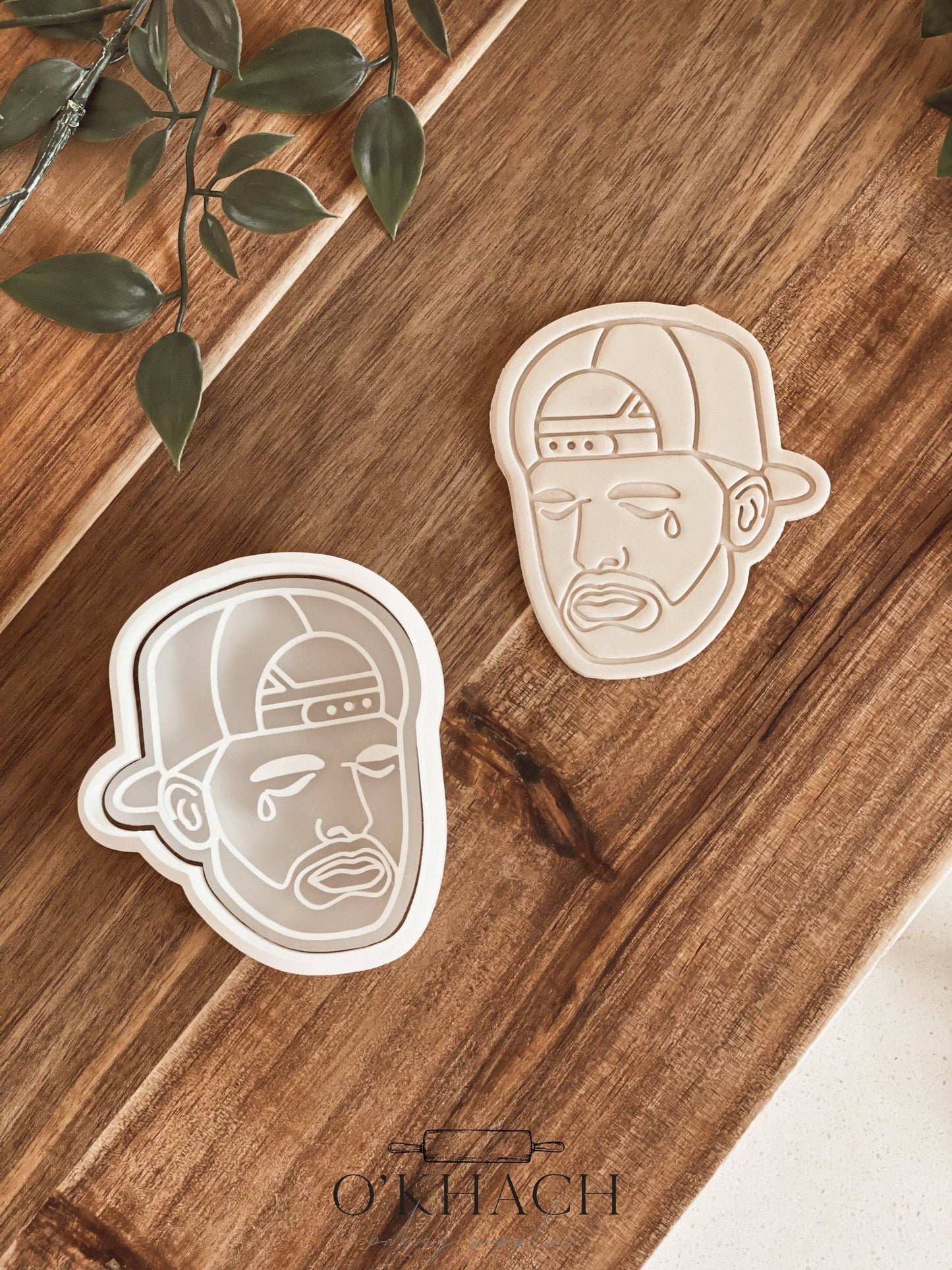 Drake Crying Cookie Stamp and Cutter - O'Khach Baking Supplies