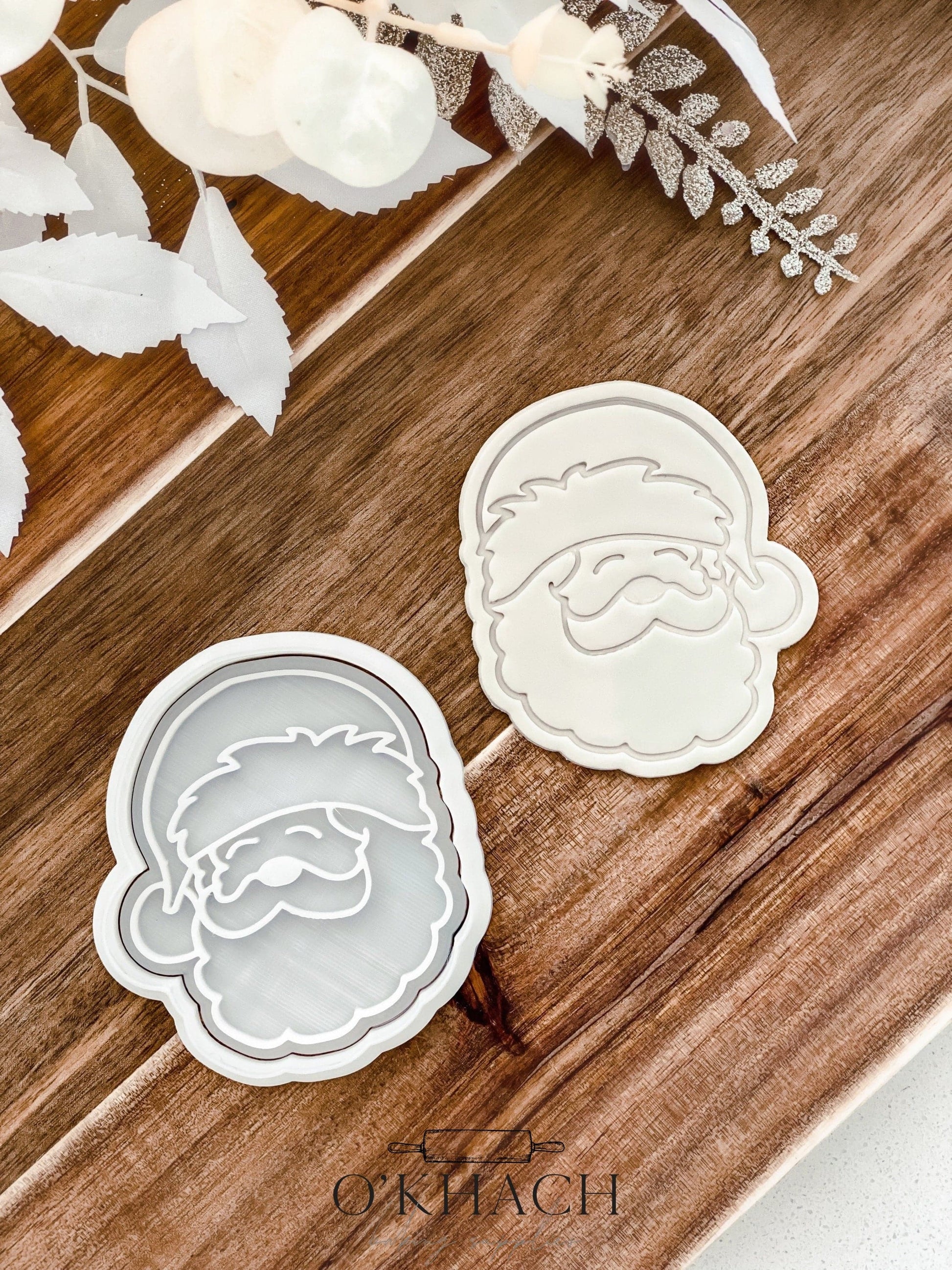 Father Christmas - Cookie Stamp and Cutter - Fondant & Sugar Cookies