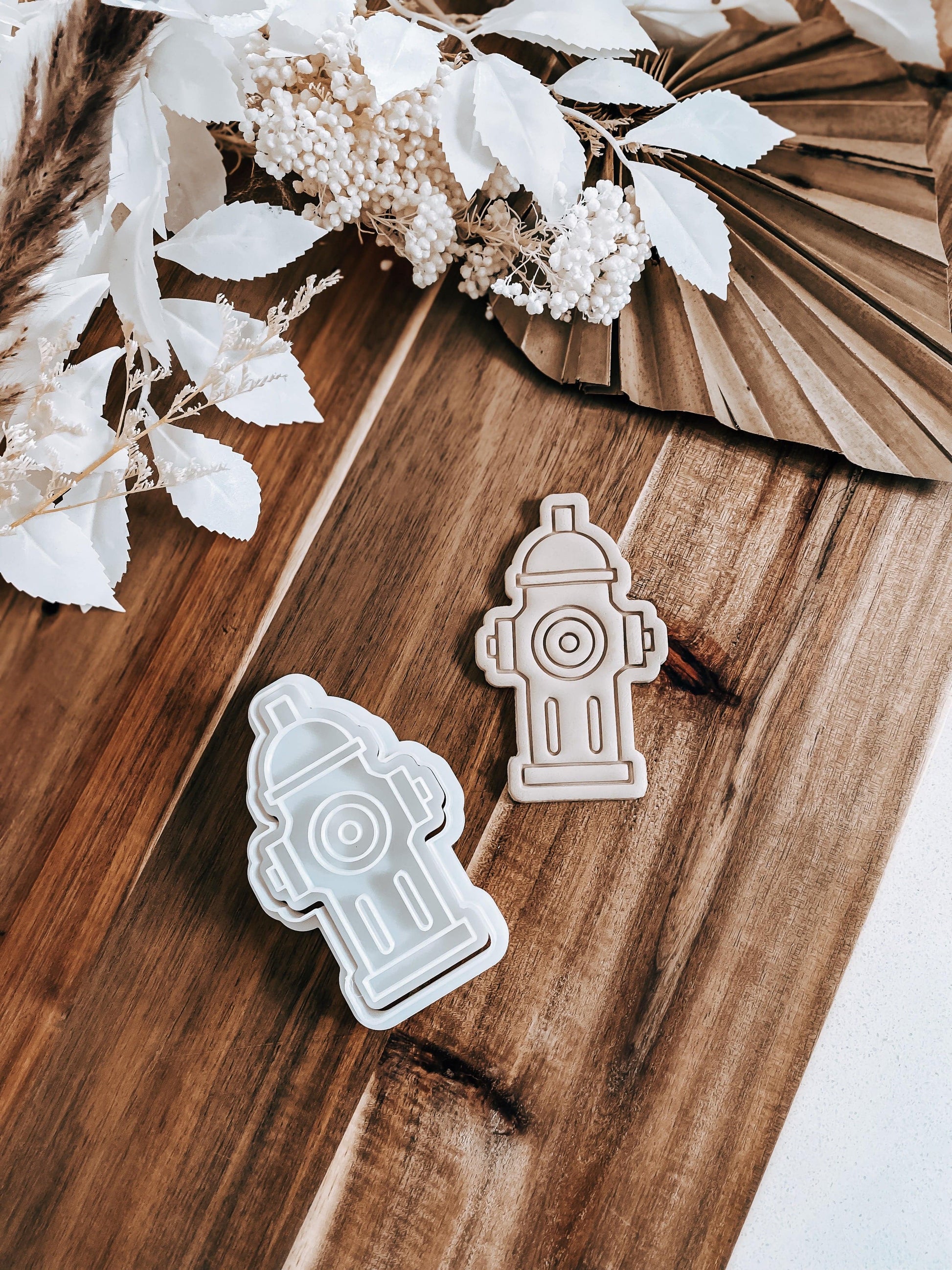 Fire Hydrant Cookie Cutter and Stamp - O'Khach Baking Supplies