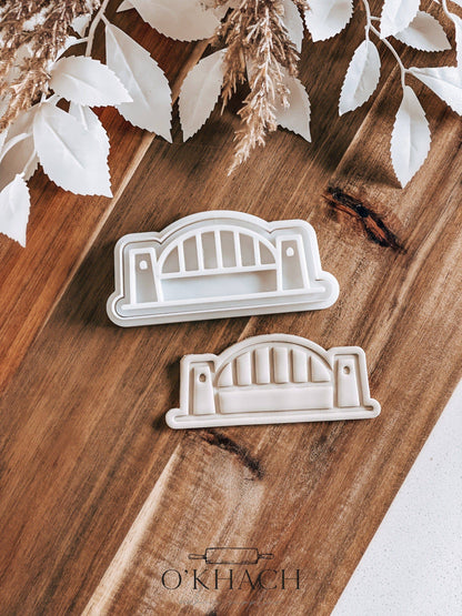 Harbour Bridge Cookie Stamp and Cutter - O'Khach Baking Supplies