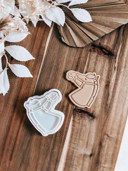 Horse (Cowboy) - Cookie Stamp and Cutter - O'Khach Baking Supplies