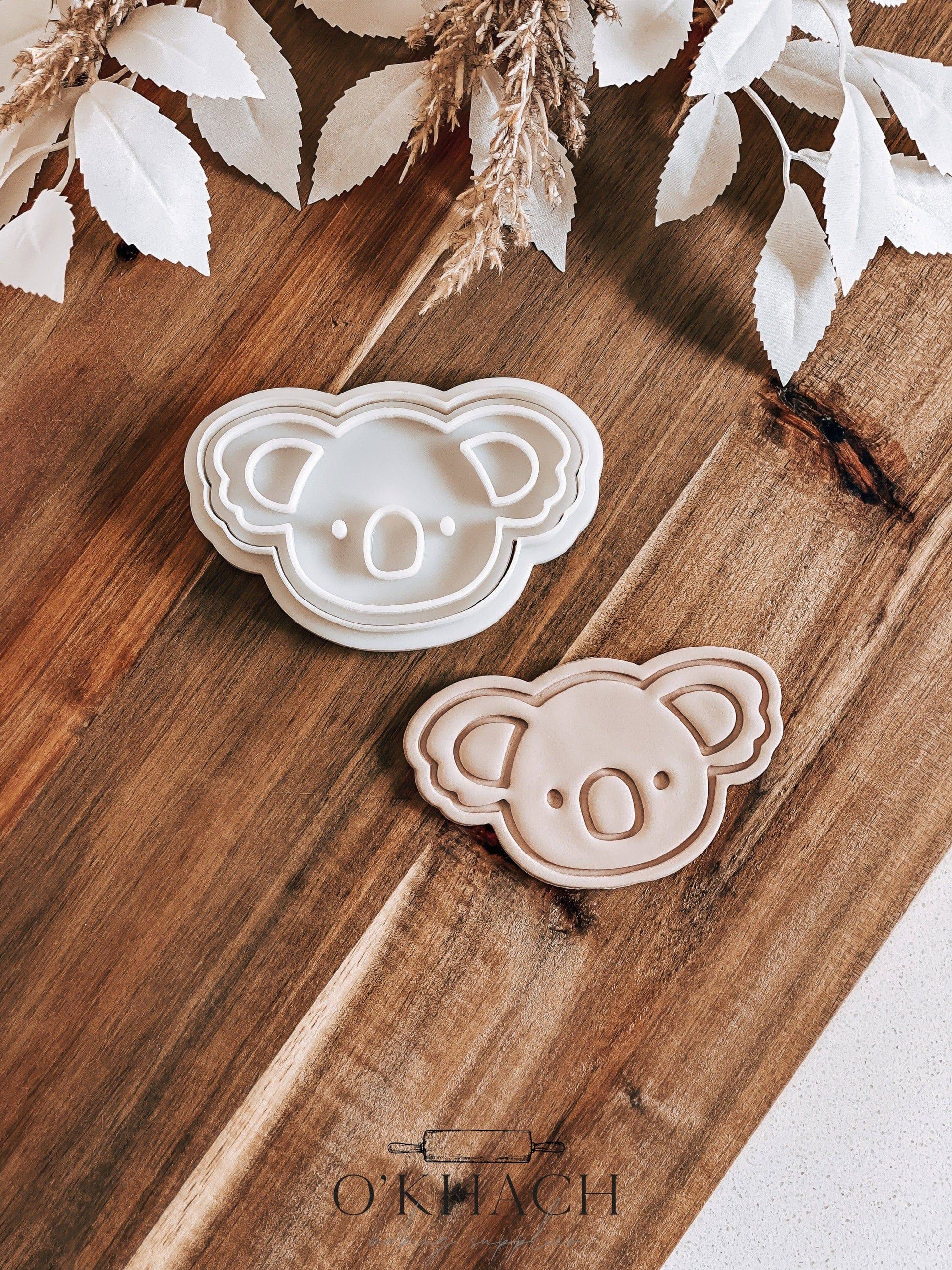 Koala Head Stamp and Cutter - O'Khach Baking Supplies